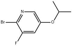 2-溴-3-氟-5-异丙氧基吡啶 结构式
