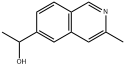 1-(3-甲基异喹啉-6-基)乙-1-醇 结构式