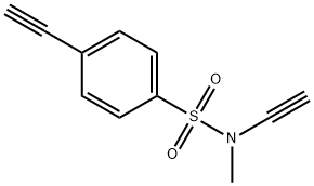N,4-二乙炔基-N-甲基苯磺酰胺 结构式
