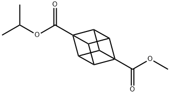 1-异丙基 4-甲基 立方烷-1,4-二羧酸酯 结构式