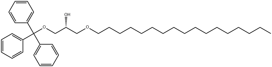 (R)-1-(十七烷氧基)-3-(三丁氧基)丙-2-醇 结构式
