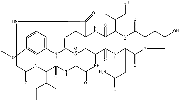 2-methyl-demethyl gamma-amanitin 结构式