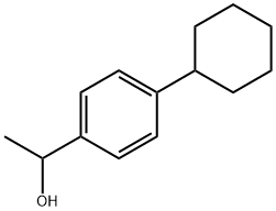 苯甲醇,4-环己基-Α-甲基 结构式