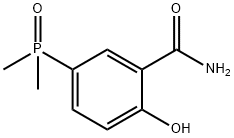 5-(二甲基磷酰基)-2-羟基苯甲酰胺 结构式
