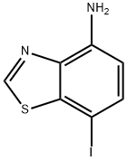 7-碘代苯并[D]噻唑-4-胺 结构式