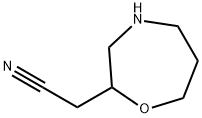 1,4-氧氮杂-2-乙腈,六氢 结构式