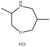 3,6-二甲基-1,4-氧氮杂环己烷盐酸盐 结构式