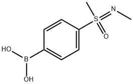 (4-(N,S-二甲基磺酰亚胺基)苯基)硼酸 结构式