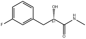 (S)-3-(3-氟苯基)-2-羟基-N-甲基丙酰胺 结构式