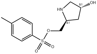 ((2S,4R)-4-羟基吡咯烷-2-基)甲基4-甲基苯磺酸酯 结构式