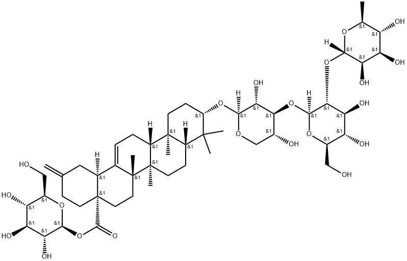 EUPTELEASAPONIN?I 结构式