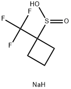 1-(三氟甲基)环丁烷-1-磺酸盐(钠) 结构式