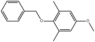 3,5-二甲基-4-苄氧基苯甲醚 结构式