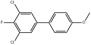 3,5-Dichloro-4-fluoro-4'-methoxy-1,1'-biphenyl 结构式