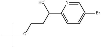 1-(5-溴吡啶-2-基)-3-(叔丁氧基)丙-1-醇 结构式