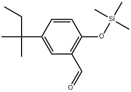 Benzaldehyde, 5-(1,1-dimethylpropyl)-2-[(trimethylsilyl)oxy]- 结构式