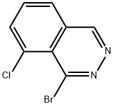 1-溴-8-氯酞嗪 结构式