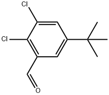 5-(叔丁基)-2,3-二氯苯甲醛 结构式