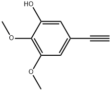 5-乙炔基-2,3-二甲氧基苯酚 结构式