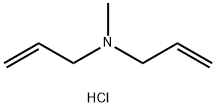 N-Methyl-N-2-propenyl-2-propene-1-amine, hydrochloride, homopolymer 结构式