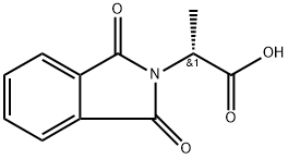 (R)-2-(1,3-二氧代异吲哚啉-2-基)丙酸 结构式
