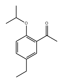1-(5-Ethyl-2-isopropoxyphenyl)ethanone 结构式