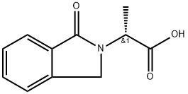 (2R)-2-(1-氧代-2,3-二氢-1H-异吲哚-2-基)丙酸 结构式