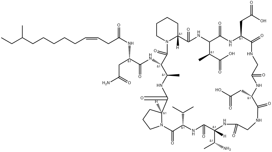 复流里霉素 C 结构式