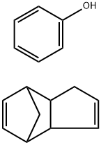 苯酚与3A,4,7,7A-四氢-4,7-亚甲基-1H-茚的聚合物 结构式