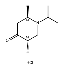 (2S,5R)-1-异丙基-2,5-二甲基哌啶-4-酮 结构式