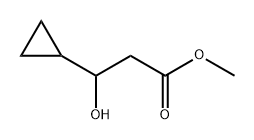 3-环丙基-3-羟基丙酸甲酯 结构式