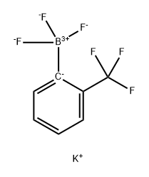2-(三氟甲基)苯基三氟硼酸钾 结构式