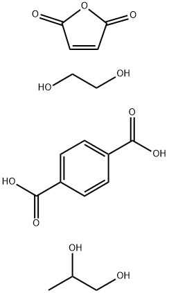 丙二醇与对苯二甲酸、顺丁烯二酸酐和乙二醇的聚合物 结构式