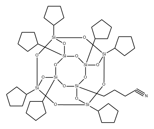 PSS-BUTYRONITRILE-HEPTACYCLOPENTYL SUBS& 结构式