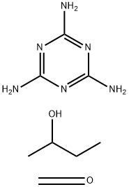 甲醛与2-丁醇和1,3,5-三嗪-2,4,6-三胺的聚合物 结构式