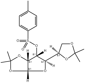 3-tosyl: 1,2:5,6-Di-O-isopropylidene-3-O
-tosyl-a-D-allofuranose 结构式