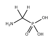 (Aminomethyl-d2)phosphonic Acid 结构式