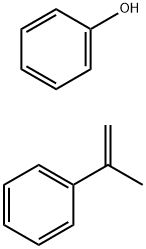 苯酚与(1-甲乙烯基)苯的聚合物 结构式