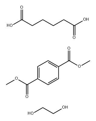 己二酸与1,4-苯二羧酸二甲基酯和1,2-乙二醇的聚合物 结构式