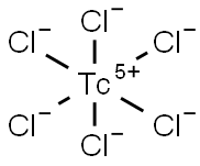 Technetate(1-), hexachloro-, (OC-6-11)- 结构式