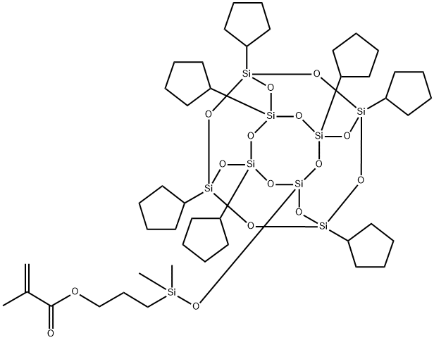 3-((HEPTACYCLOPENTYLPENTACYCLOOCTASILOX& 结构式