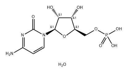 CYTIDIN-5'-PHOSPHORSAEURE HYDRAT 99 结构式