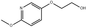2-[(6-Methoxy-3-pyridinyl)oxy]ethanol 结构式