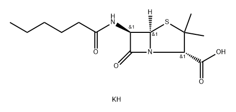 Dihydropenicillin F Potassium Salt 结构式