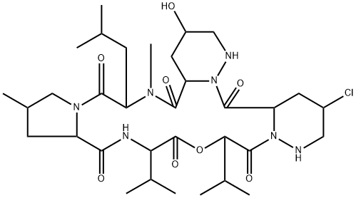 孤霉素 G1 结构式