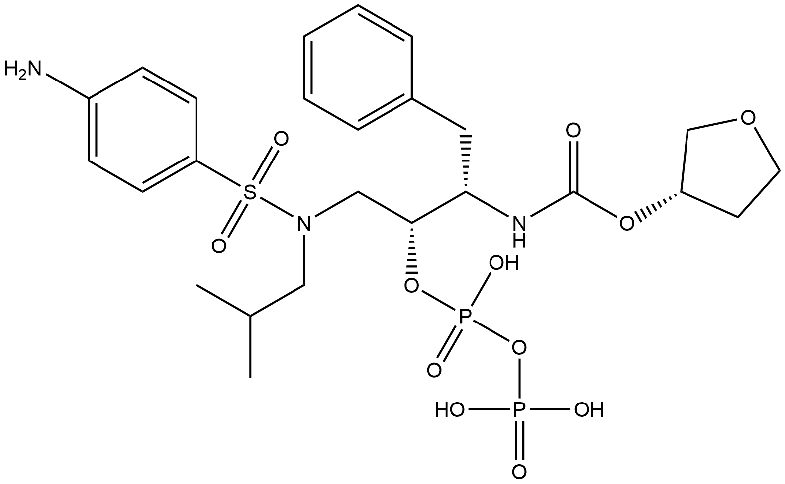 福沙那韦杂质6 结构式