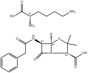benzylpenicilloyl-polylysine 结构式