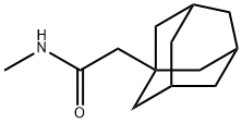 2-(金刚烷-1-基)-N-甲基乙酰胺 结构式