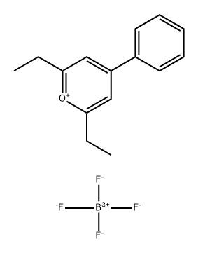 2,6-DIETHYL-4-PHENYLPYRONIUM TETRAFLUOROBORATE 结构式