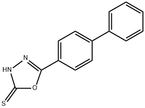 5-[1,1′-联苯]-4-基-1,3,4-恶二唑-2(3H)-硫酮 结构式